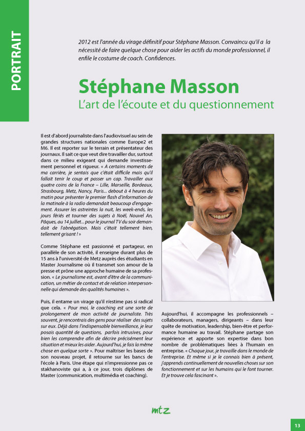 Stphane Masson Coach - L'art de l'coute et du questionnement